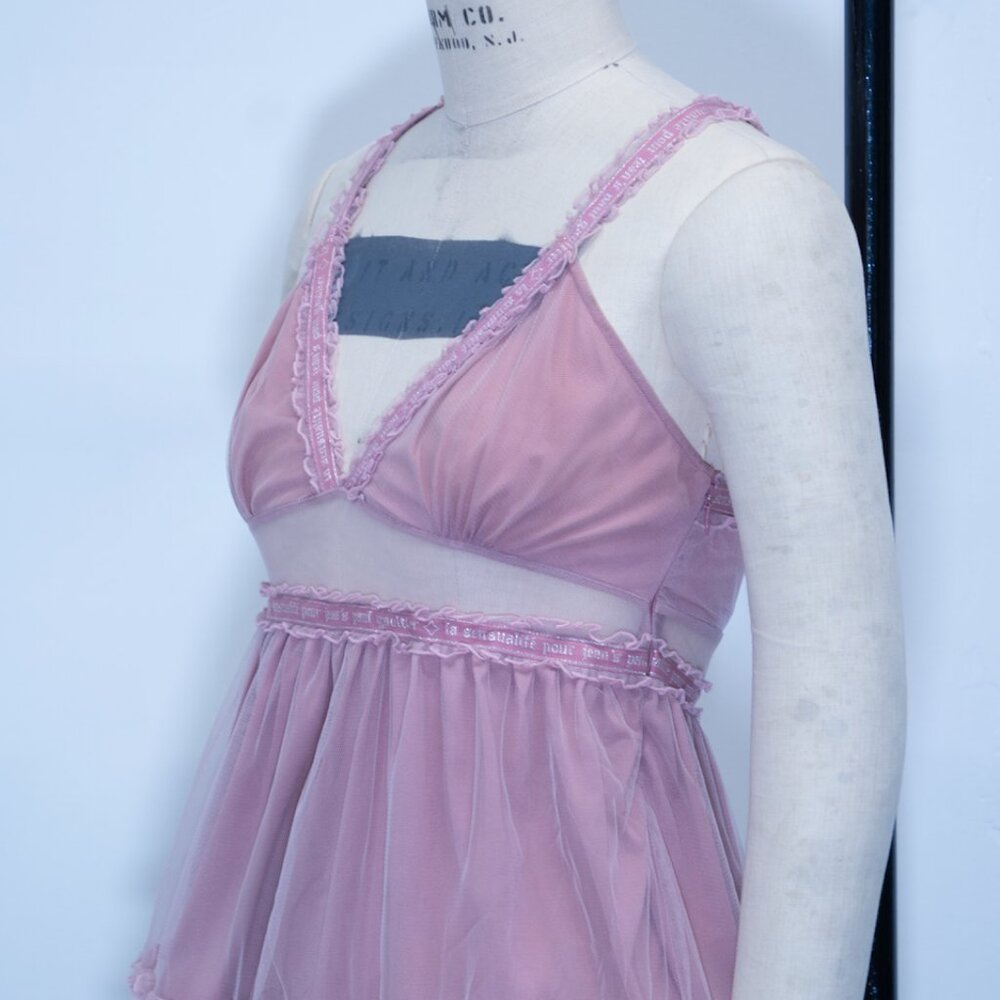 Jean Paul Gaultier Mesh Layered Tank Top - Picture 2 of 6